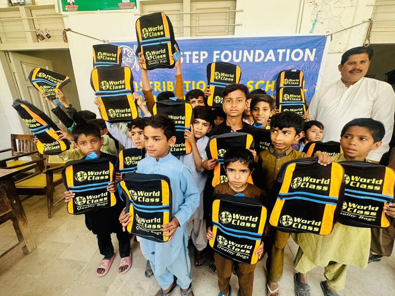 STEP Foundation Distributes School Bags Among Deserving Students