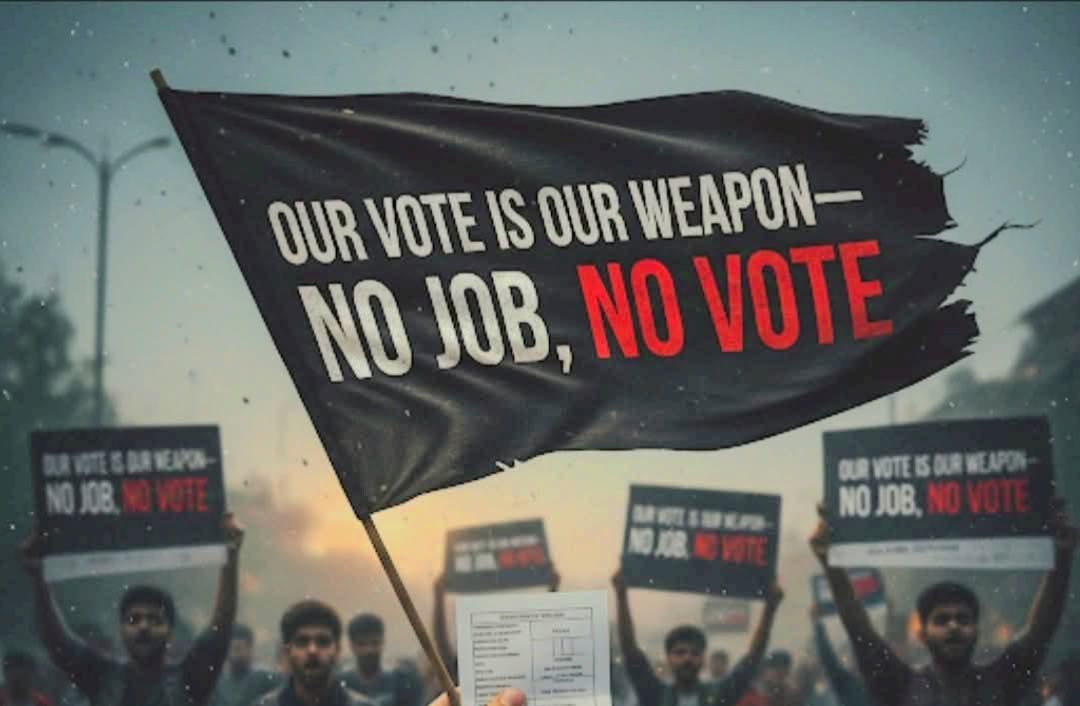Our Vote Is Our Weapon No Jobs, No Vote